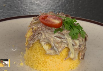 Aprenda a fazer cuscuz com carne de sol na nata no Chef JPB